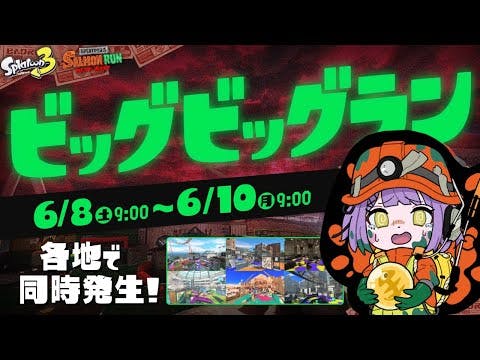 【 スプラトゥーン3 】ビッグビッグランんんんんｎ！？【 ぶいすぽっ！/紫宮るな 】